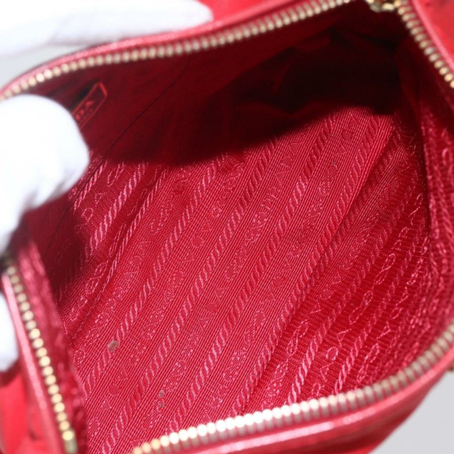 【日本直送】PRADA 尼龍紅金肩包 正品 154700V-9