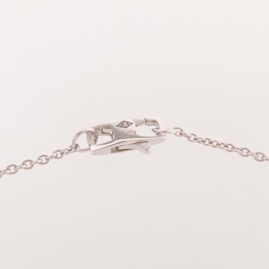 LOUIS VUITTON 18K白金Empreinte Pendant Diamonds鑽石項鍊-3