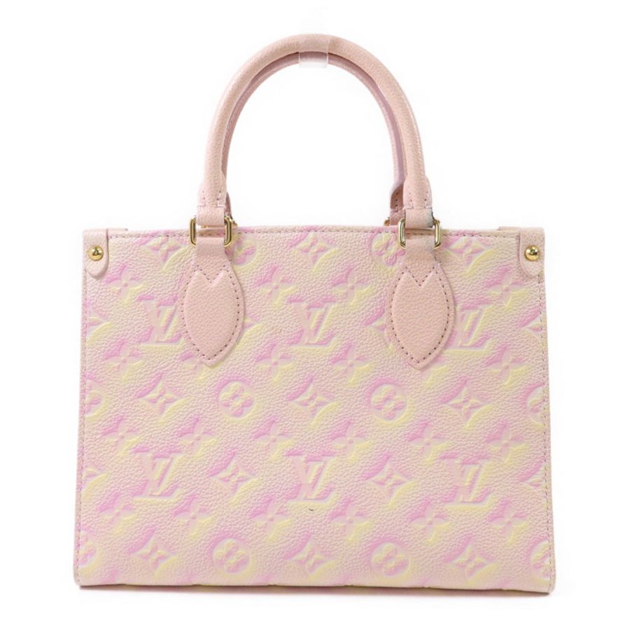 LOUIS VUITTON Monogram Empreinte On The Go PM金扣手挽肩背兩用袋-1