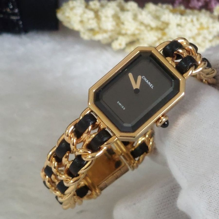 Chanel H0001 🌈實品拍照🌈香奈兒首映系列premiere手錶L尺寸~二手品整體約9.成新-12