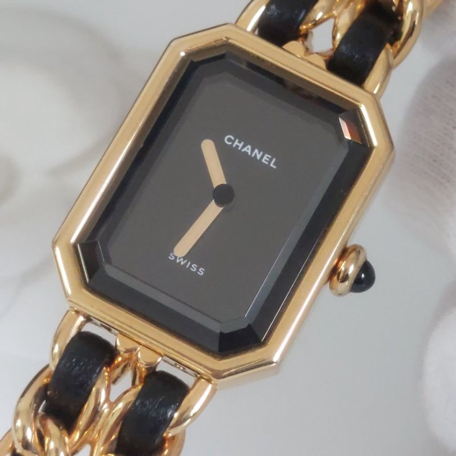 Chanel H0001 🌈實品拍照🌈香奈兒首映系列premiere手錶L尺寸~二手品整體約9.成新-17