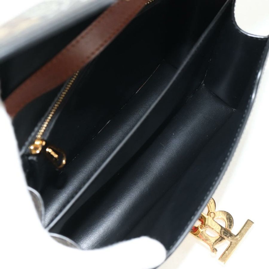 【日本直送】BURBERRY TB Monogram 單肩包 PVC 金棕色 8031708 正品 153622SM-9