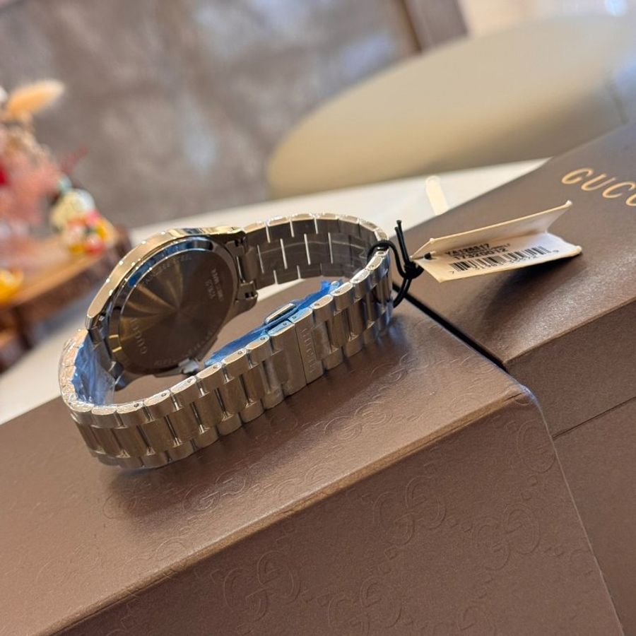 *SHIHNA名牌精品* Gucci G-Timeless 棕色錶盤男士腕錶-6