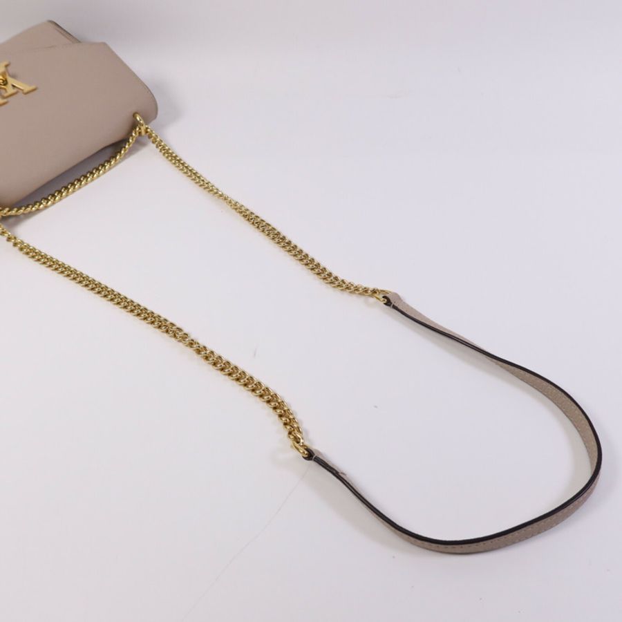 LOUIS VUITTON 牛皮皮革My Lockme金扣鏈帶肩背袋-9