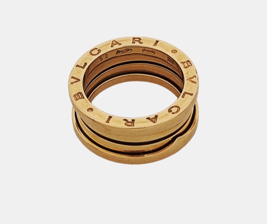 BVLGARI zero1 玫瑰金戒指-3