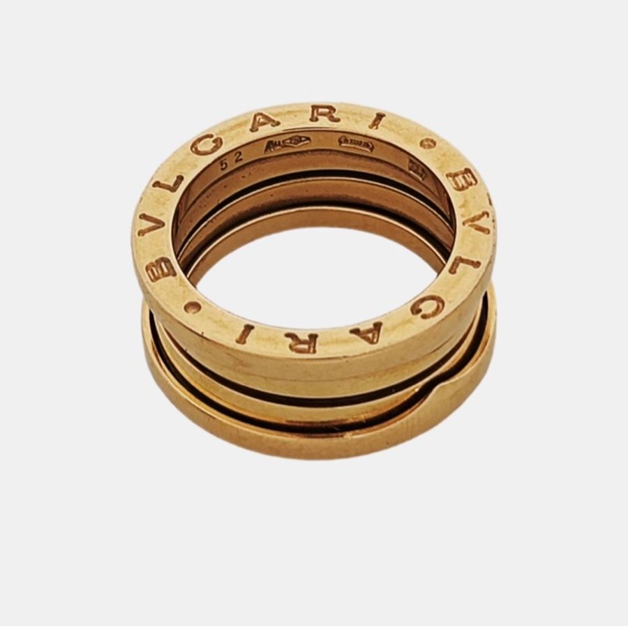 BVLGARI zero1 玫瑰金戒指-11