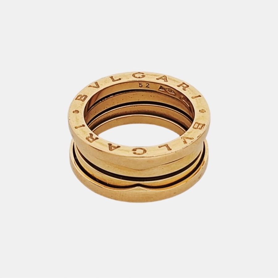 BVLGARI zero1 玫瑰金戒指-14