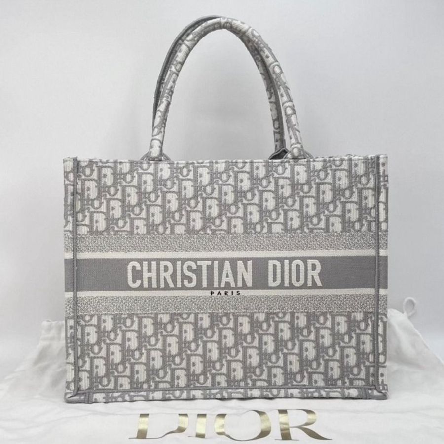 DIOR 老花booktote中號托特手提包36*27.5*16.5 95新配件塵袋-0