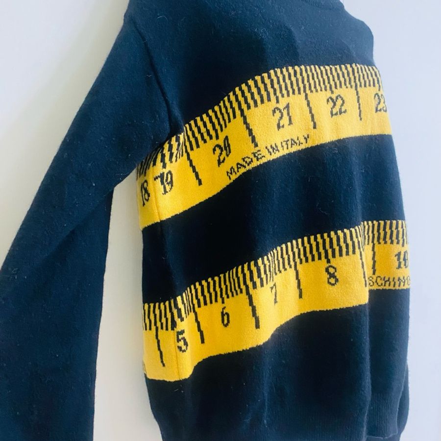 Moschino 皮尺高單羊絨毛衣-3