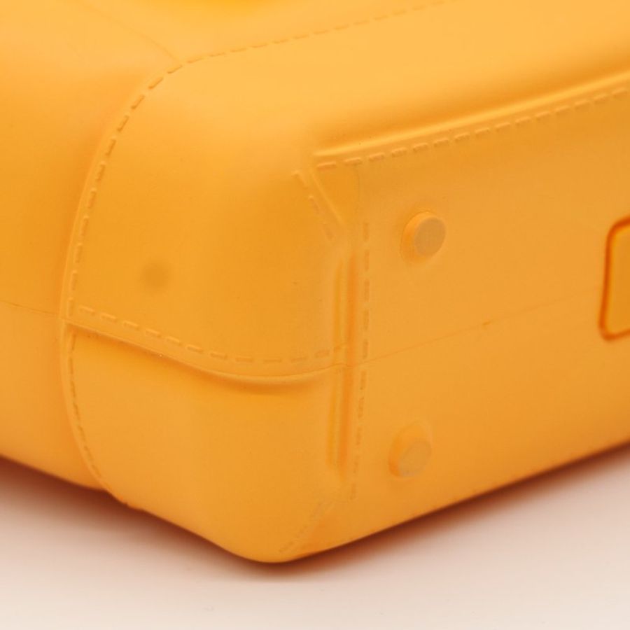Bottega Veneta 寶緹嘉 Arco Rubber 亮黃色 手提包 菜籃子-6
