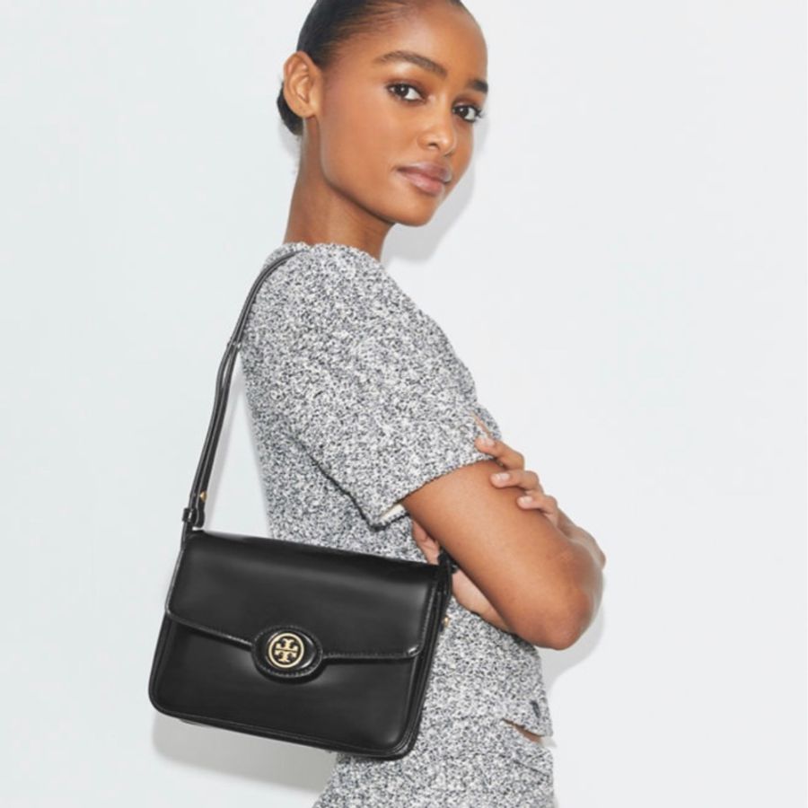 Tory Burch robinson 漆皮兩用肩背包-4