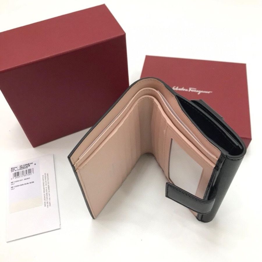 Ferragamo Rainbow black wallet-3