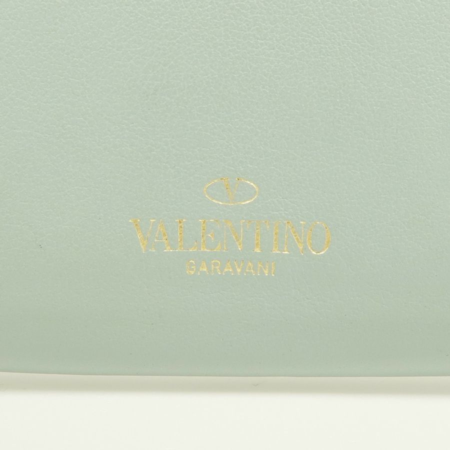 Valentino 皮革Card/Coin Case金扣零錢包/卡片套-3