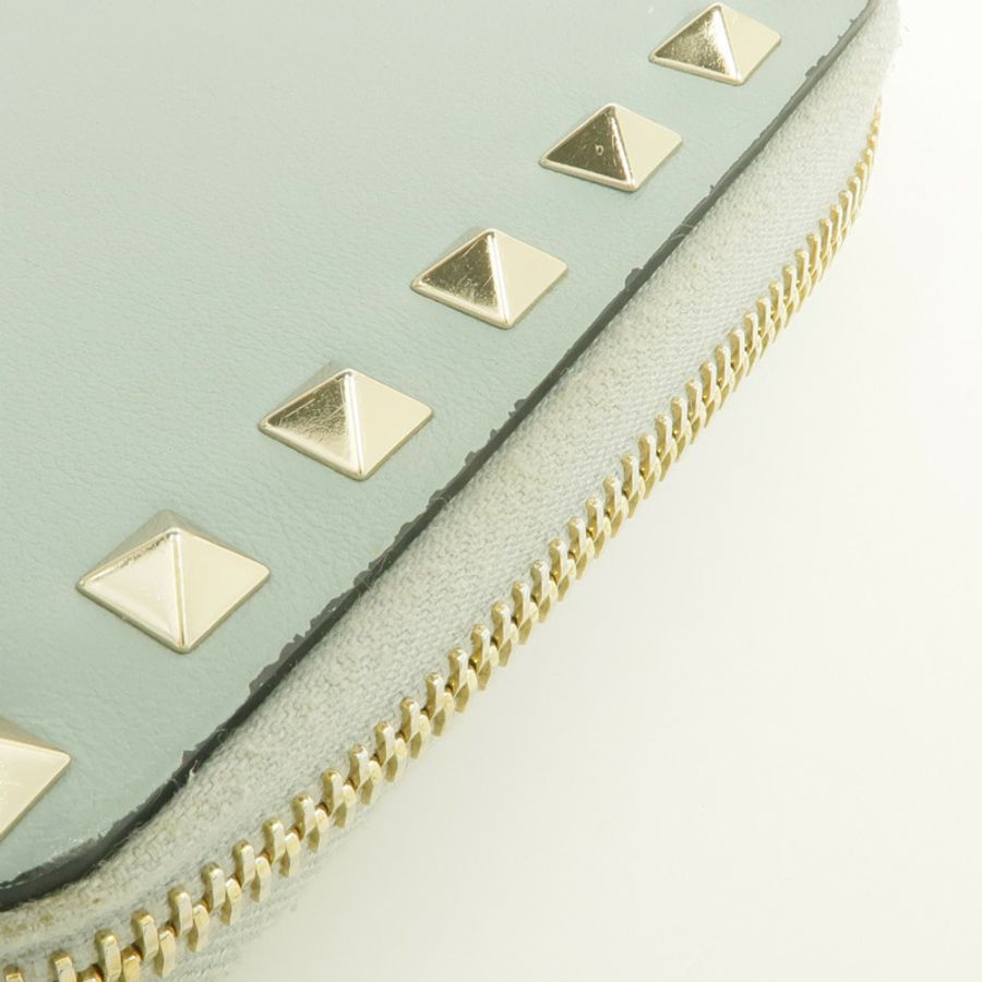 Valentino 皮革Card/Coin Case金扣零錢包/卡片套-5