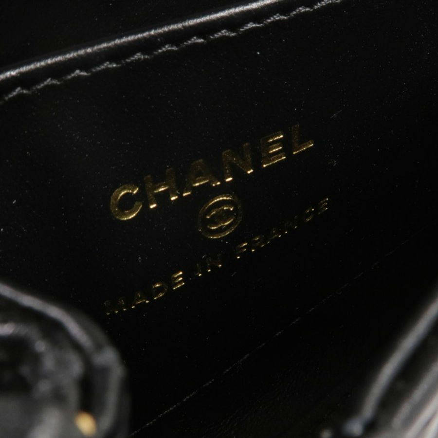 CHANEL 牛皮皮革Kelly Nano金扣手挽肩背兩用袋-12