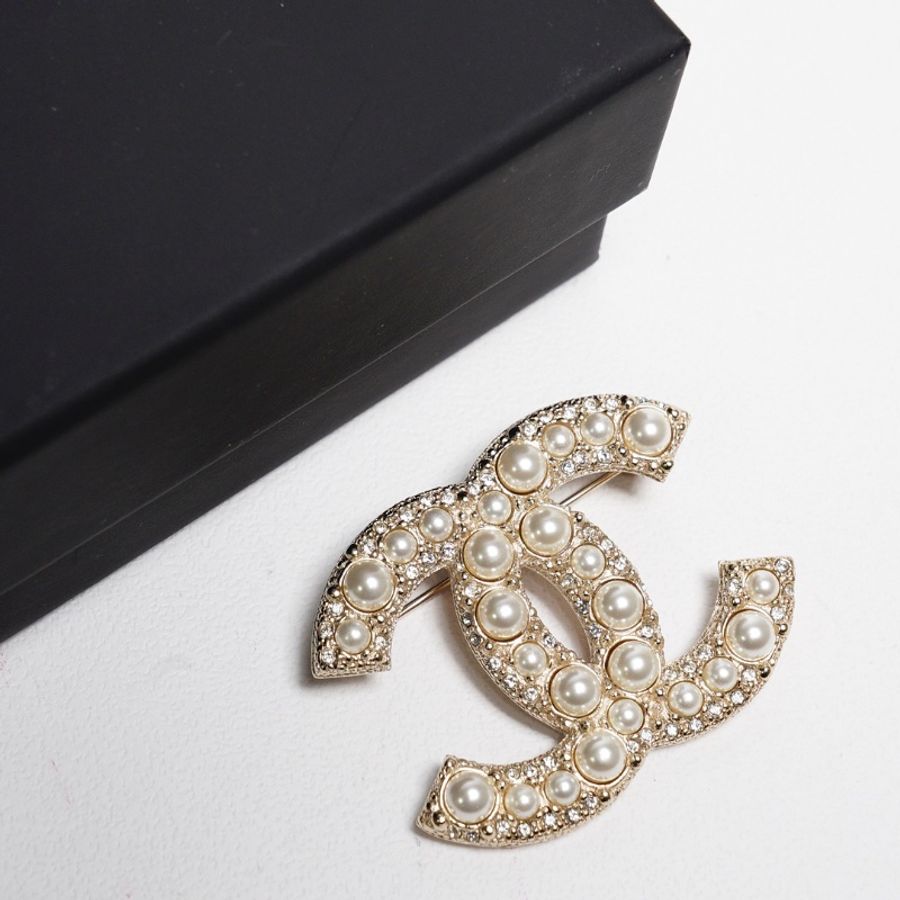 Chanel 珍珠鑽石胸針-7
