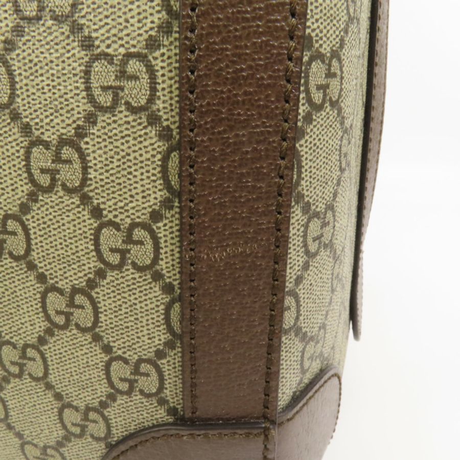 GUCCI 塗層帆布Savoy Medium Duffel金扣手挽肩背兩用袋-18