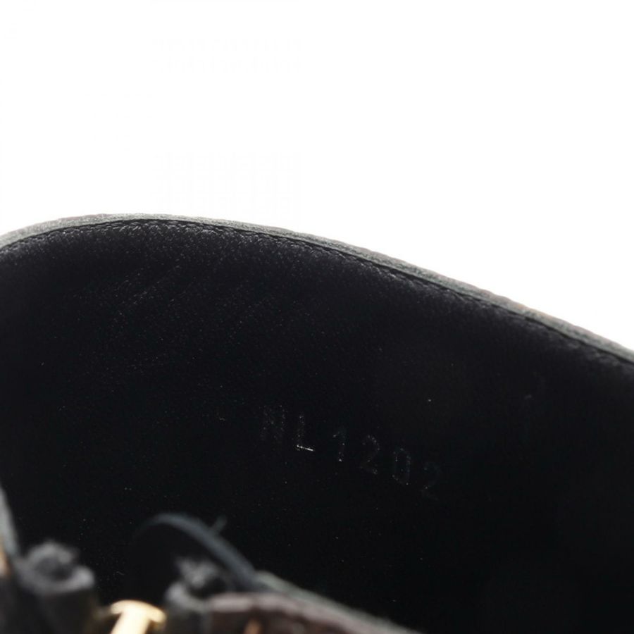 路易威登 LV x YK 聯名款 Painted Dots 短靴 Monogram 帆布棕色 #37-9