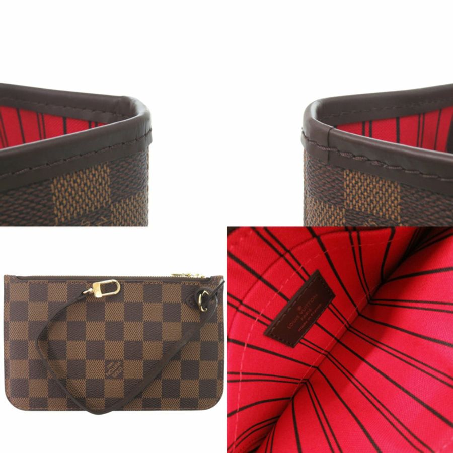 近全新路易威登 Neverfull PM Damier Cerise N40600 手提包 0846 LOUIS VUITTON-9