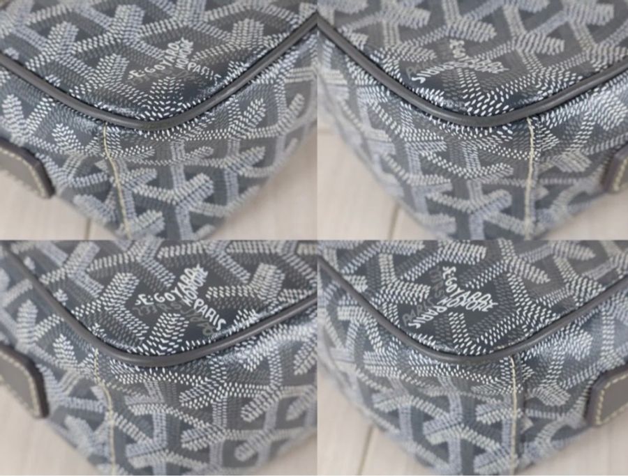 「JL精品代購」 98新 Goyard 灰相機包-6