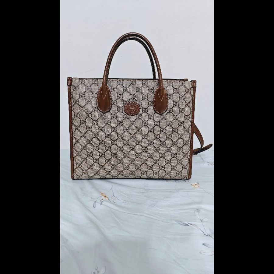 Gucci ophidia supreme tote 老花托特包-0
