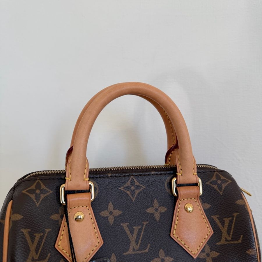 #成色漂亮#全網最便宜 Louis Vuitton Speedy 20 芯片款-5