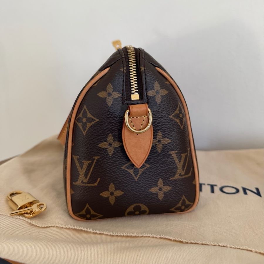 #成色漂亮#全網最便宜 Louis Vuitton Speedy 20 芯片款-10