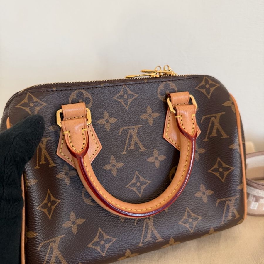 #成色漂亮#全網最便宜 Louis Vuitton Speedy 20 芯片款-18