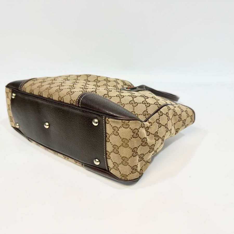 🥨超優惠GUCCI Princey Tote緹花布拚綠紅綠蝴蝶結托特包163805-24