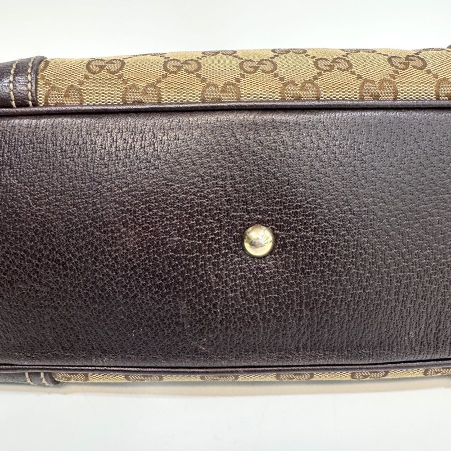 🥨超優惠GUCCI Princey Tote緹花布拚綠紅綠蝴蝶結托特包163805-17