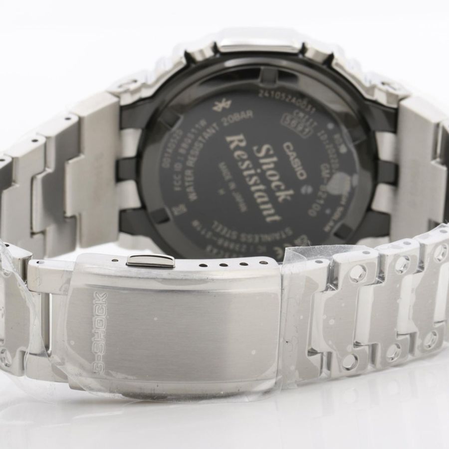 卡西歐 G-SHOCK 全金屬 2100 系列 GMB2100AD2AJF 男士手錶，藍銀色-4