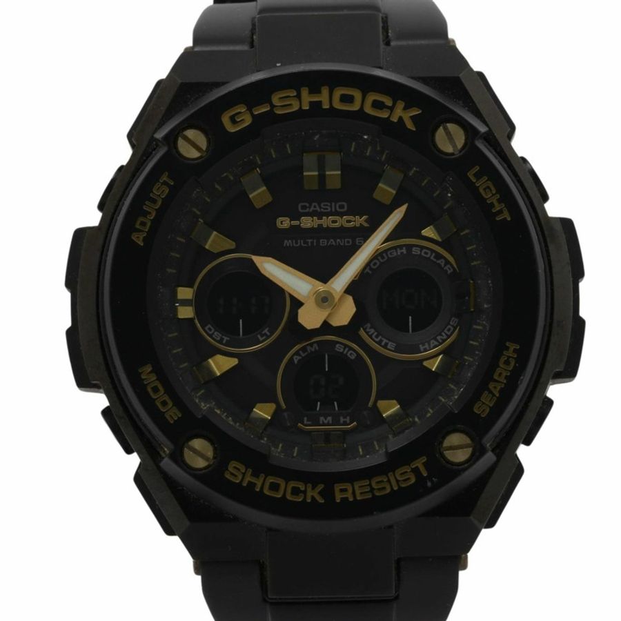 卡西歐 G-SHOCK G-STEEL GSTW300BD1AJF 男錶,黑色,不鏽鋼-0
