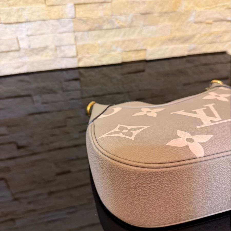 LV M46112 bagatelle大象灰壓花牛角包 手提包 斜背包-10