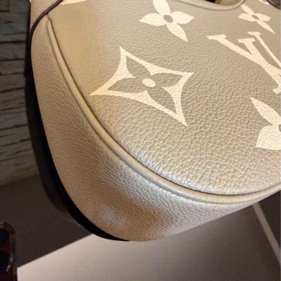 LV M46112 bagatelle大象灰壓花牛角包 手提包 斜背包-31