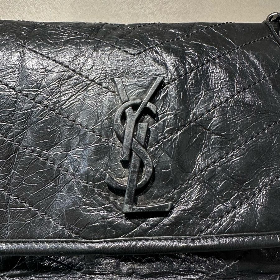 SAINT LAURENT圣罗兰 YSL Niki 黑标 斜挎包单肩包-5