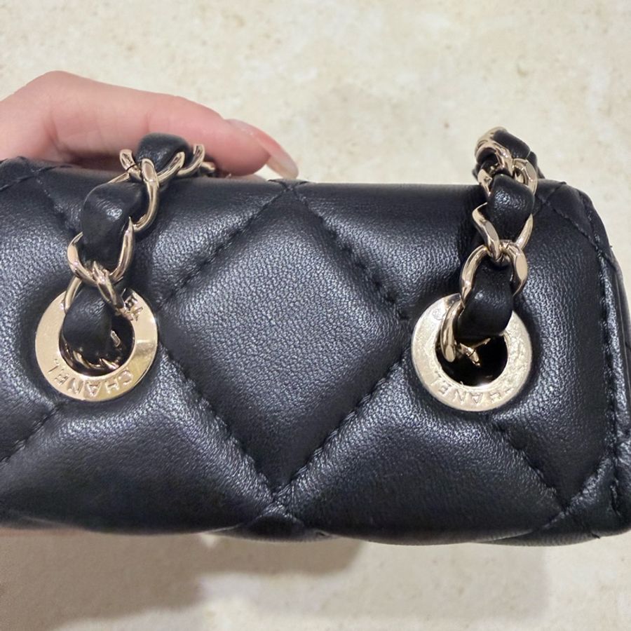 Chanel 香奈兒-經典口蓋鏈帶手機包 (Classic Flap Phone Holder)-18