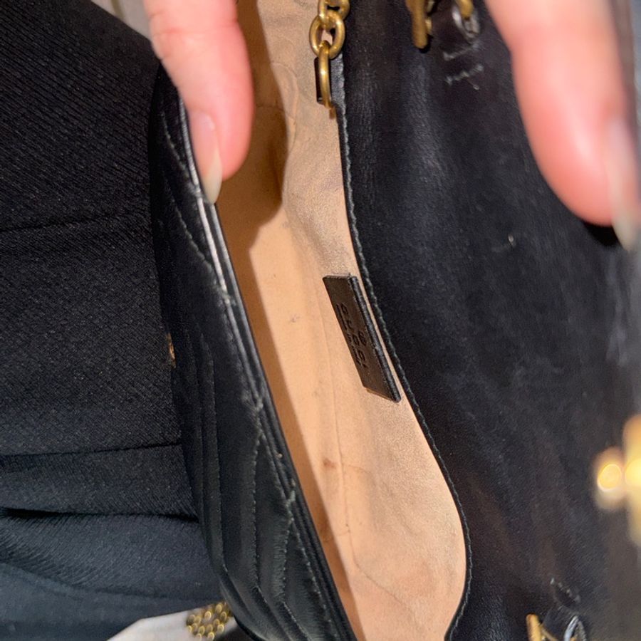 GUCCI Marmont Supermini 16cm 黑色-6