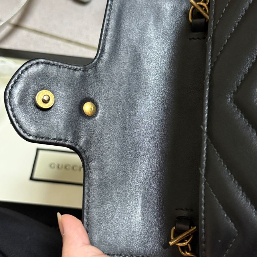 GUCCI Marmont Supermini 16cm 黑色-7