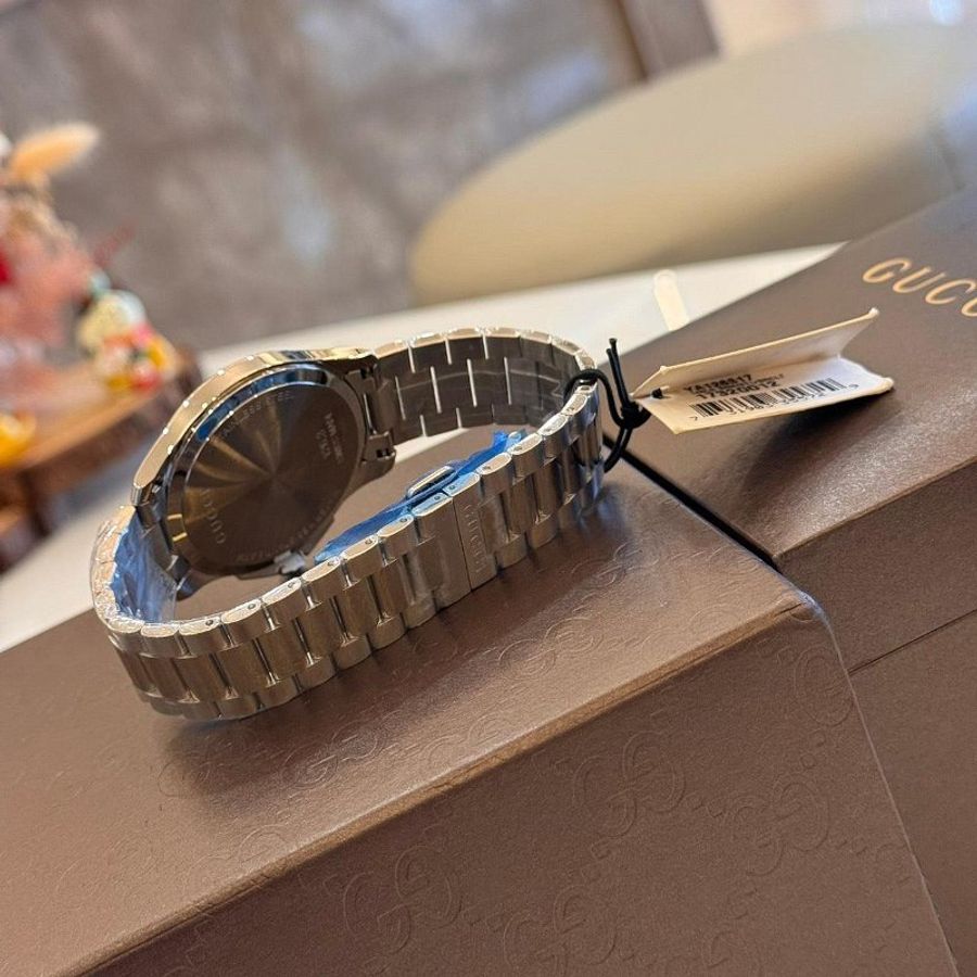 *SHIHNA名牌精品* Gucci G-Timeless 棕色錶盤男士腕錶-5