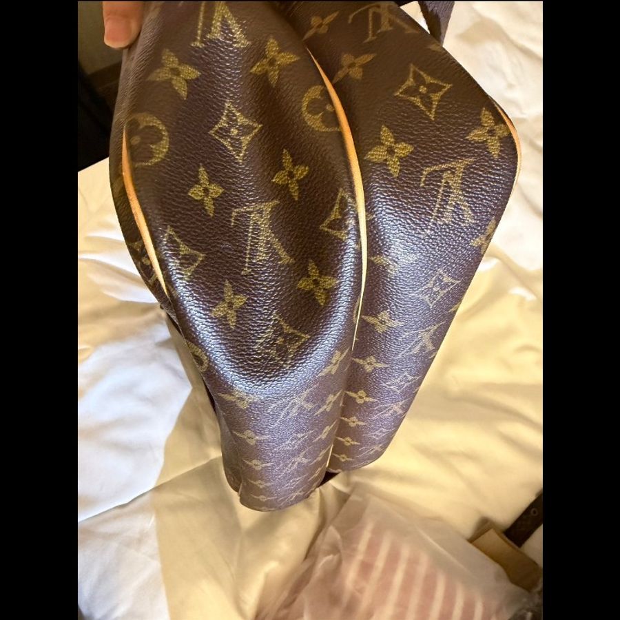 LOUIS VUITTON LV 路易威登 M45252傳統老花帆布 Reporter GM 肩背包(大記者包)-10