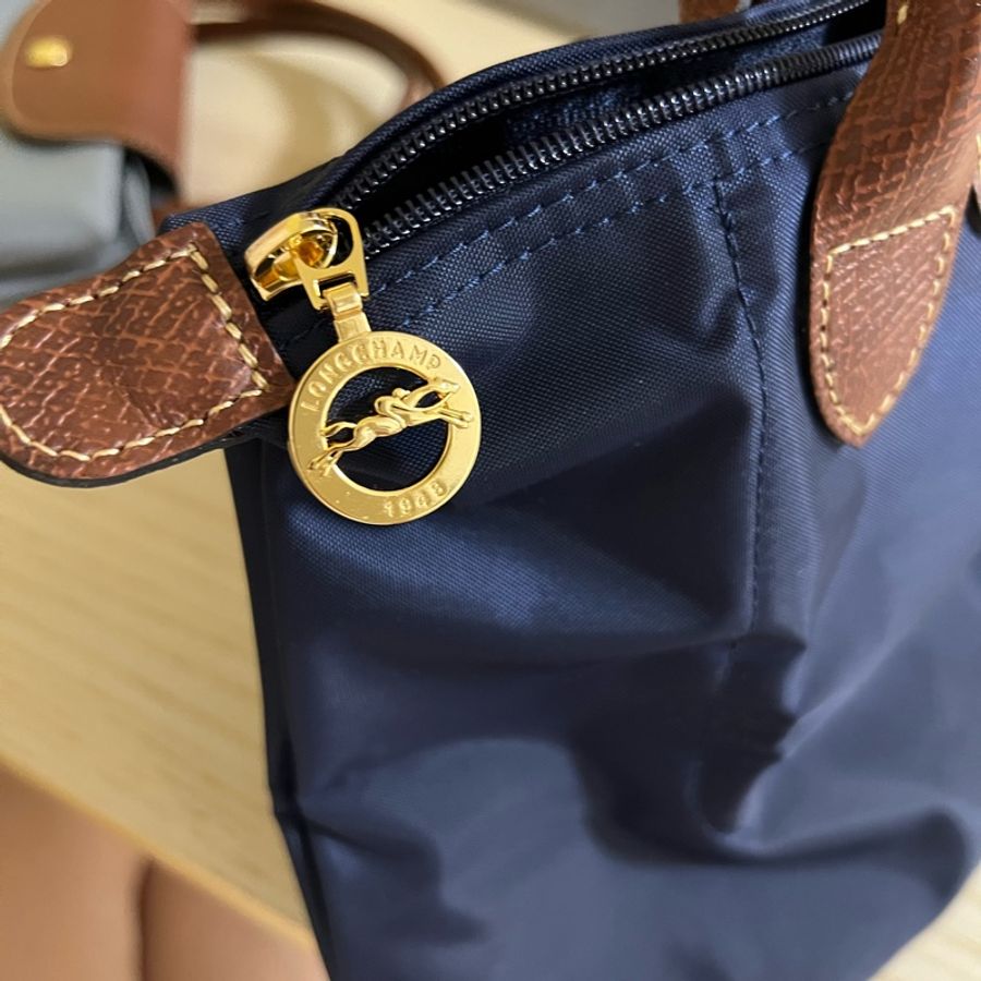 Longchamp 海軍藍 短把S-3