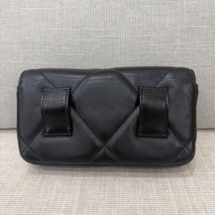 香奈兒 chanel 19bag 金珠鏈條腰包 手機包#芯片款#-6