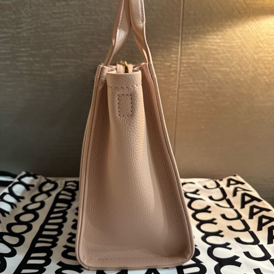 美國🇺🇸 Marc Jacobs✨tote真皮系列胭脂玫瑰柔粉大方包-2