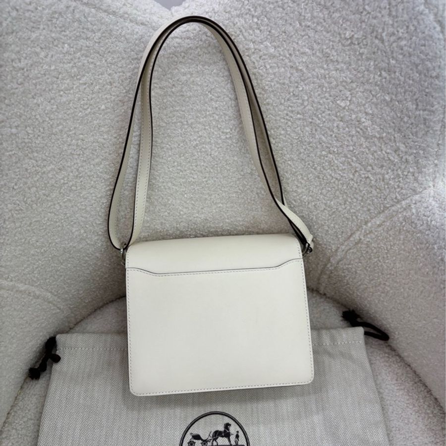 Hermes mini roulis nata 奶油白銀扣 U刻-1