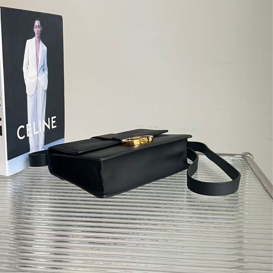 98新 Dior / 迪奧 蒙田30 Montaigne 牛皮小號 黑色全皮 ,尺寸:21×14-4