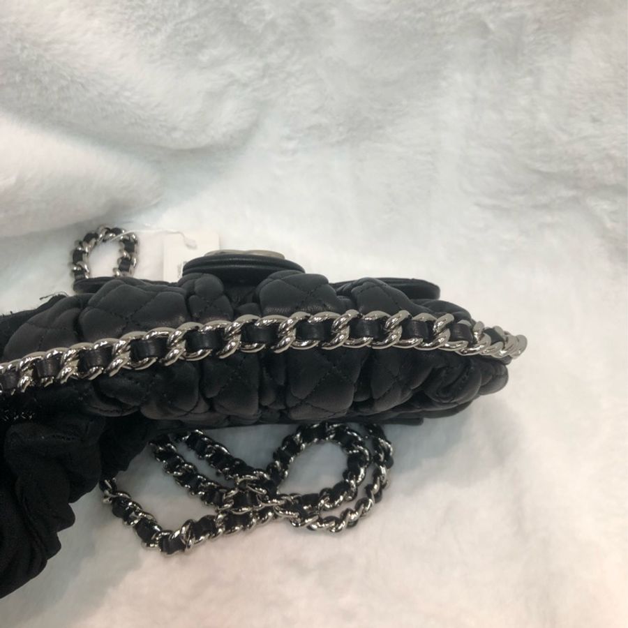Chanel 黑銀燒賣袋 XC042-2