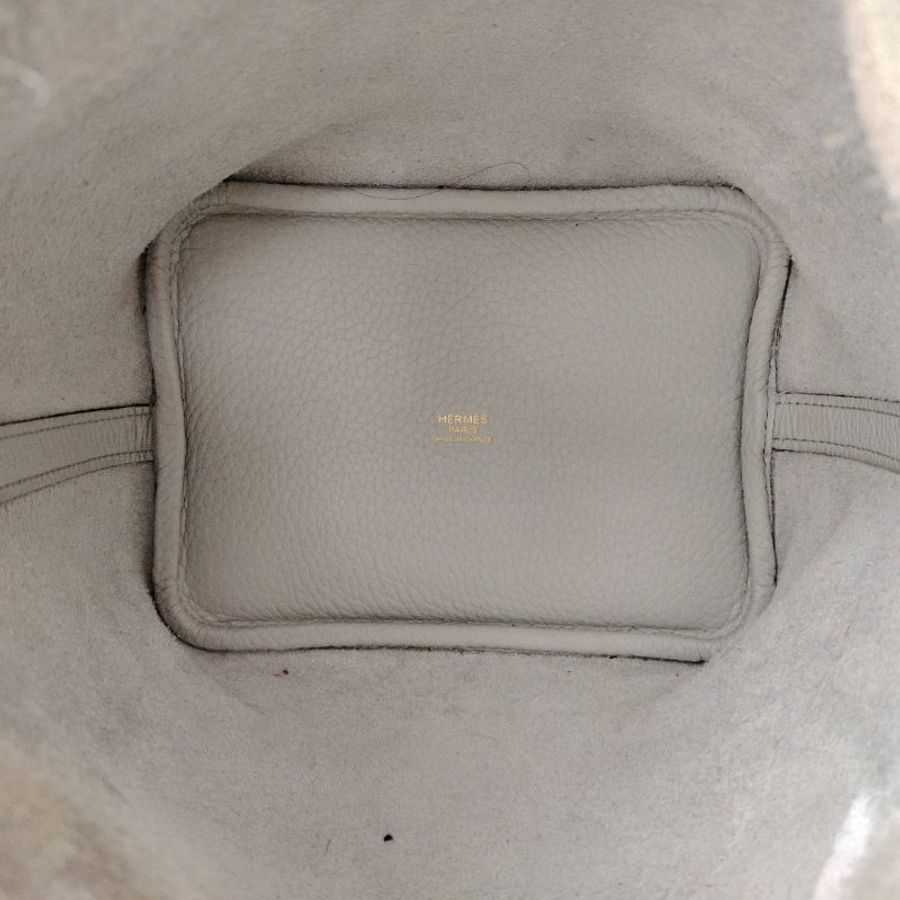 Hermès Picotin18 聖杯藍 金扣 U刻-4