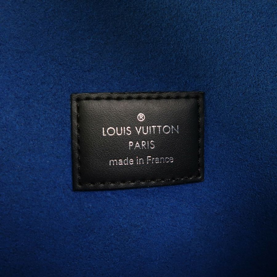 LOUIS VUITTON Damier Graphite Alpha Triple銀扣手拿包-5