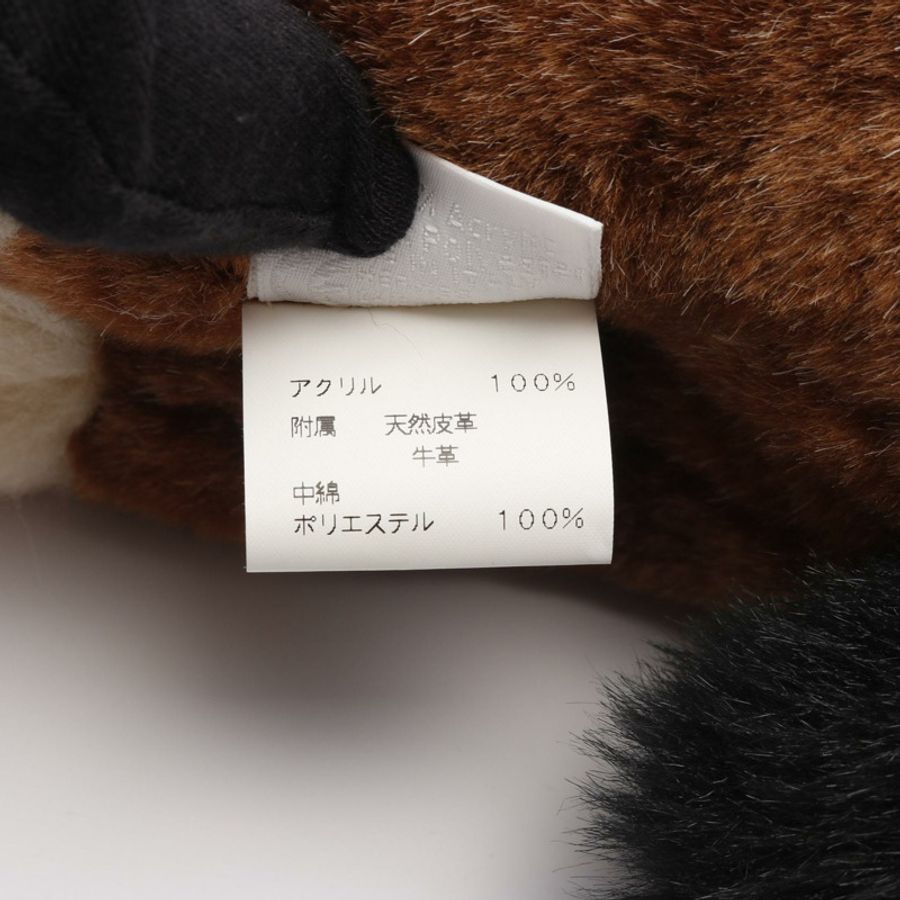 愛馬仕 Elmy PPM 毛絨馬，麂皮絨，壓克力材質，棕色、米色、黑色，二手，男女通用-5