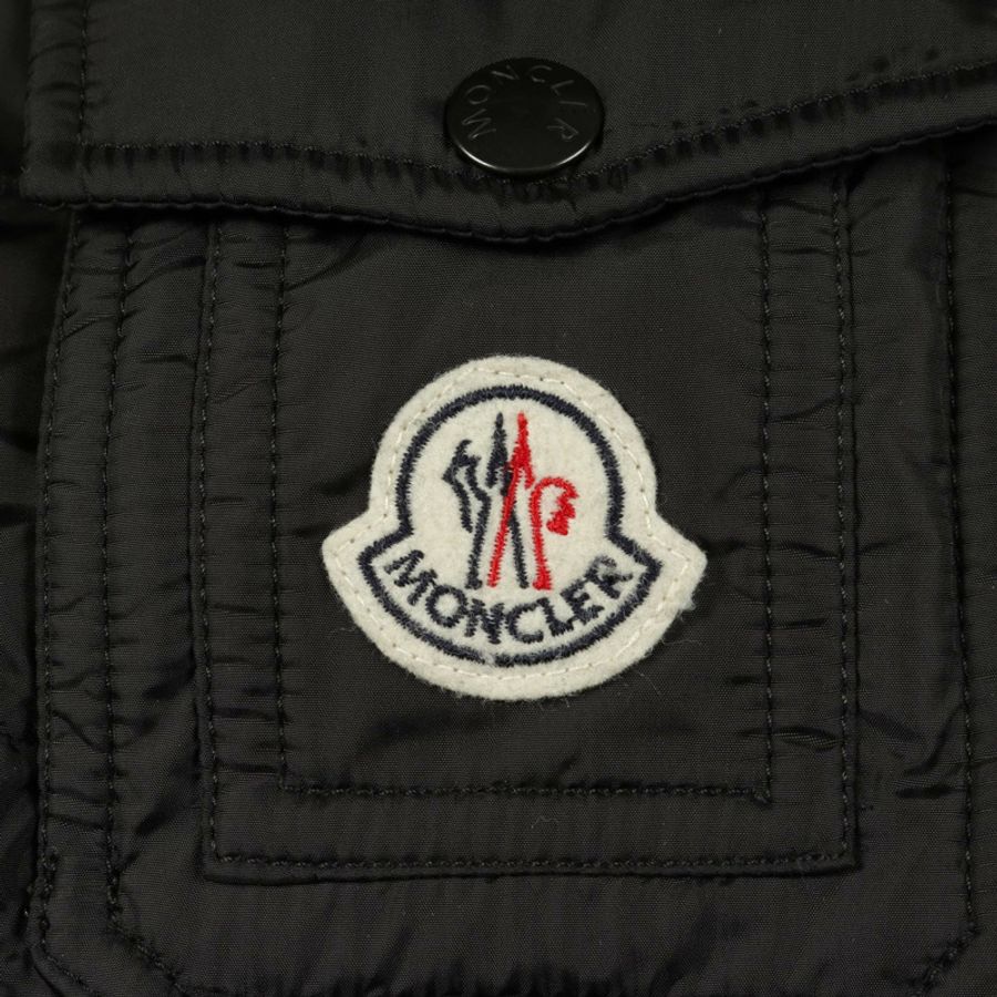 MONCLER BYRON 男士黑色尼龍羽絨外套(二手)-5